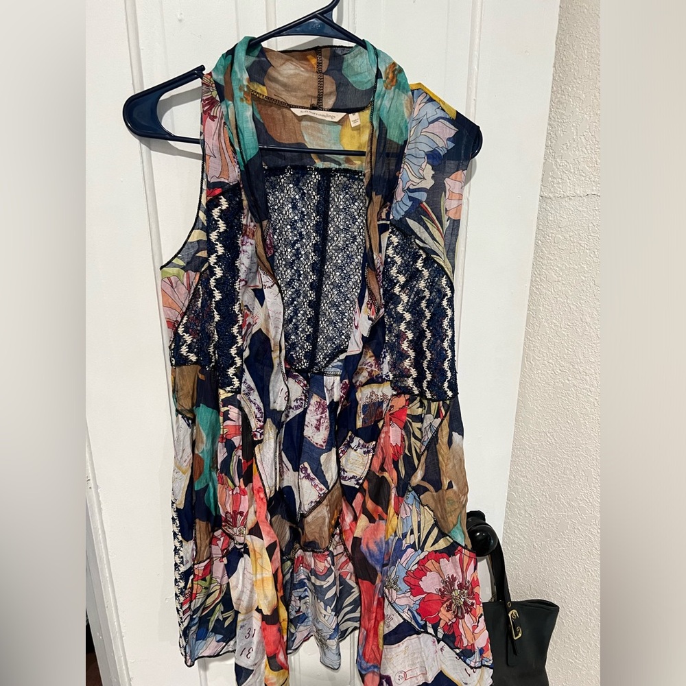 Soft Surroundings Patchwork Vest - Picture 2 of 5
